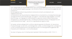 Desktop Screenshot of kanzlei-dahm.de